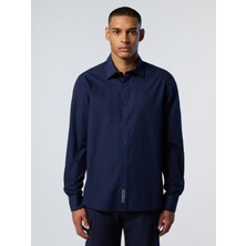 North Sails Regular Fit Smart Casual Geniş Yaka %100 Organik Pamuk Gömlek