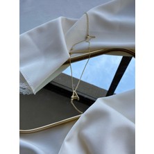 A Harfi Taşlı Kolye