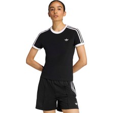 Markali Adidas 3s Tee Slım Kadın Siyah Tişört KD7980