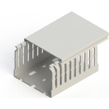 Klemsan 540150 Khf 8060 80X60 Halogen Free Kablo Kanalı (Gri)Ri) 28 Metre