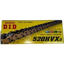D.I.D Did 520-106 Hvx3 2017-2022 Cf Moto 250NK Uyumlu Zincir Hvx3 Xring Gold (Sarı) Renk Kalın H