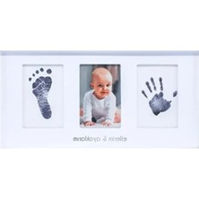 Esranın Dünyası Bebek El ve Ayak Izi Fotoğraf Çerçevesi Seti - Mürekkepsiz Baskı Kiti ile