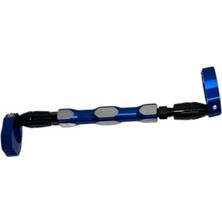 Çelik Gidon Bar Seti Gidon Bağlantı Cnc Mavi Telefon-Kamera Tutacak Gidon Bağlantı Bar Seti