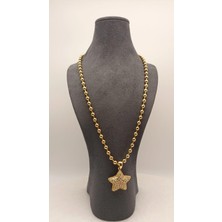 Tılsım Accesories Çelik Gold Yıldız Kolye
