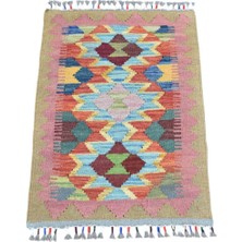 Zehra Abla Halı Yeni El Dokuma Ender Cerit Yörükleri Meşhed Iran Yün Kilim 7229