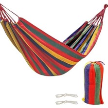 Calperia Çantalı Tek Kişilik Kanvas Hamak, 240X80 cm Boyutunda