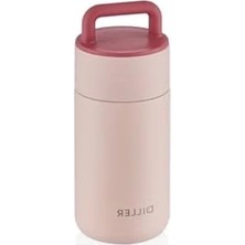 Calperia Pembe Paslanmaz Çelik Termos, Taşınabilir 350 ml