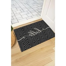 Calperia Monnheın Kapı Önü Paspası - Modern ve Şık Kapı Paspası | Ev, Ofis ve Dış Mekân Kullanımı Için (Zigzag Home)