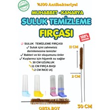 Feroxit Kuş Suluk Temizleme Fırçası 30 cm – Muhabbet Kuşu ve Kanarya Için Suluk Temizleyici