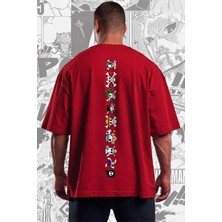 BarsDepo One Piece Baskılı Tişört, Oversize Unisex Beyaz Tişört Çocuk / Yetişkin