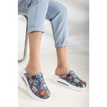 Arel Medikal Ortopedik Doktor ve Hemşire Terliği Kadın Sabo Terlik Reçete Desenli – Kaymaz Tabanlı Konforlu Sağlık Personeli Terliği