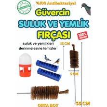 Feroxit Güvercin Suluk ve Yemlik Temizleme Fırçası 35 cm Uzun Temizlik Aparatı