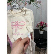 Kitkat Kids Kız Çocuk Kelebek Nakışlı Kız Penye Takım