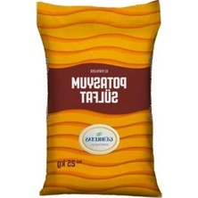 Calperia 25 kg Potasyum Sülfat Toz Gübre, Tarımsal Kullanım Için