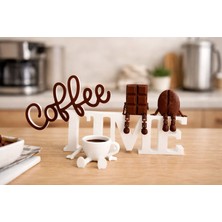 Charm3D Coffee Time “kahve Zamanı” Dekoratif Biblo Seti