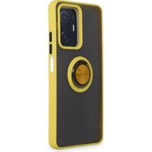 Colezium Mi 11T Pro Kılıf Montreal Yüzüklü  Kapak - Sarı