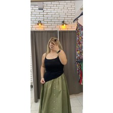 Tuba Toptaş Pamuklu Askılı Bluz