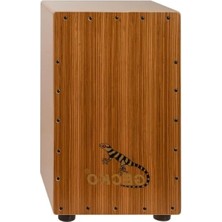Calperia Zebra Ahşap Tap Gövde Cajon, Kaliteli Ses ve Dayanıklı Yapı