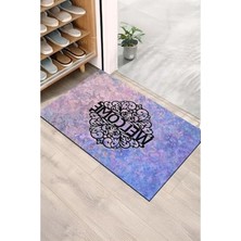 Calperia Monnheın Kapı Önü Paspası - Modern ve Şık Kapı Paspası | Ev, Ofis ve Dış Mekân Kullanımı Için (Mor Huzur)