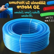 Calperia 30 Metre Iç Çapı 1/2 Silikonlu Bahçe Çeşme Su Hortumu - Sulama Araçları
