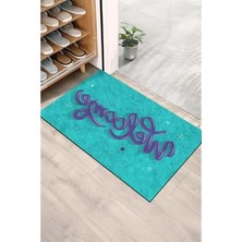 Calperia Monnheın Kapı Önü Paspası - Modern ve Şık Kapı Paspası | Ev, Ofis ve Dış Mekân Kullanımı Için (Sade Welcome)