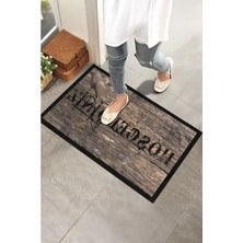 Calperia Monnheın Kapı Önü Paspası - Modern ve Şık Kapı Paspası | Ev, Ofis ve Dış Mekân Kullanımı Için (Rustic Welcome)