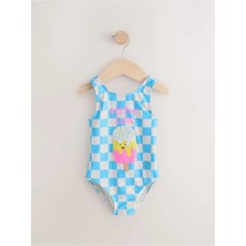 Next Baby Mavi Dondurma Desenli Mayo