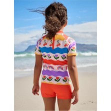 Next Baby Gökkuşağı Desenli Güneş Korumalı Mayo Set