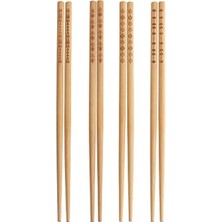 Esranın Dünyası Bambu Yemek Çubukları Seti, 4 Çift