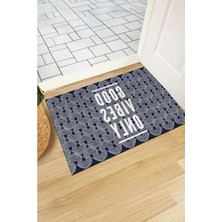 Calperia Monnheın Kapı Önü Paspası - Modern ve Şık Kapı Paspası | Ev, Ofis ve Dış Mekân Kullanımı Için (Good Vibes Only)