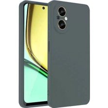 Ugrx Newface Realme 12 Lite Kılıf First Silikon - Koyu Yeşil