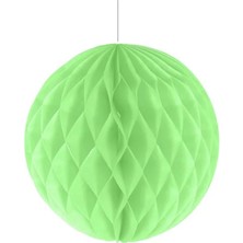 KİKA Kağıt Top Fener 25 cm Tekli Fıstık Yeşil Kika Parti Malzemeleri
