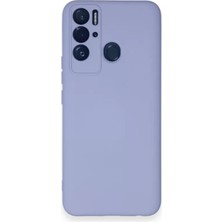 Lims Store Newface Tecno Pova Neo Kılıf Nano Içi Kadife Silikon - Lila