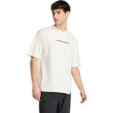 adidas Doodle Hiking Graphic Erkek Beyaz Antrenman T-Shirt.-