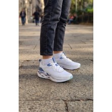 In Step Volis Air-Cushion Pro: Fileli Hafif Koşu ve Yürüyüş Ayakkabısı - Beyaz