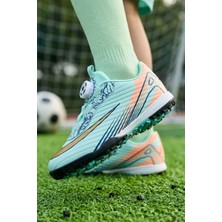 In Step Mekanizmalı Çocuk Halı Saha Ayakkabısı - Hızlı Bağlama Sistemli Profesyonel Seri - Prokilit Junior Yeşil