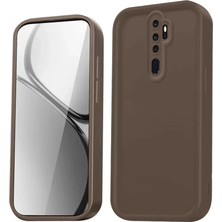 Sibelora Home Newface Xiaomi Redmi Note 8 Pro Kılıf Viera Silikon - Kahverengi