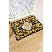 Calperia Monnheın Kapı Önü Paspası - Modern ve Şık Kapı Paspası | Ev, Ofis ve Dış Mekân Kullanımı Için (Majestic Gold)