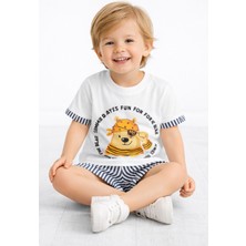 Erkek Çocuk Alt Üst Yazlık Pamuklu Takım