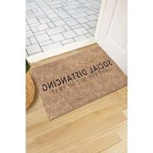 Calperia Sosyal Mesafe Temalı Kapı Paspası ile Güvenli Karşılama Alanı