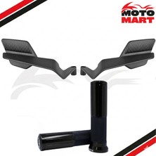 Honda Vision 110 Aksesuar Seti-Katlanır AYNALI-SIYAH-MA11016