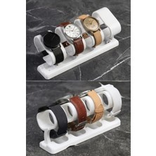 Pratik 4'lü Saat Standı ve Saat Sergileme Ünitesi - Modüler Saat Organizer