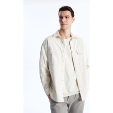 Lc Waikiki Yeni Sezon Rahat Kalıp Uzun Kollu Gabardin Erkek Gömlek