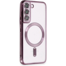 Colezium Galaxy S22 Kılıf Kross Magneticsafe Kapak - Mor