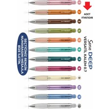 Anı Ofis Kırtasiye Mekanik Versatil Uçlu Kalem Modern Tonlar Koleksiyonu 0.7 Ergonomik Tutuş Renk Seçenekli