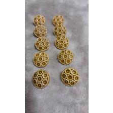 ILCARE Polyester Düğme 24 Boy 14 mm 10 Adet