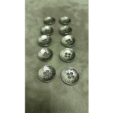 ILCARE Sıyah Metal Düğme 26 Boy 16 mm 10 Adet