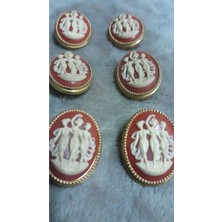 ILCARE Polyester Düğme 45 Boy 28 mm 6 Adet