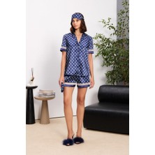 Pierre Cardin Laci Saten Biyeli Kadın Pijama Şort Takımı 1325