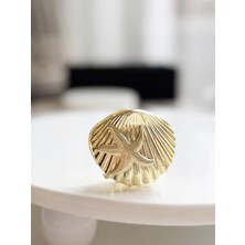 Venüs Design Metal Deniz Kabuğu Mandal Toka